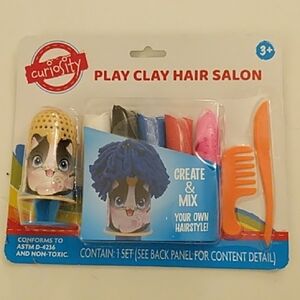 Curiosity Play Clay Hair Salon Set NEW
